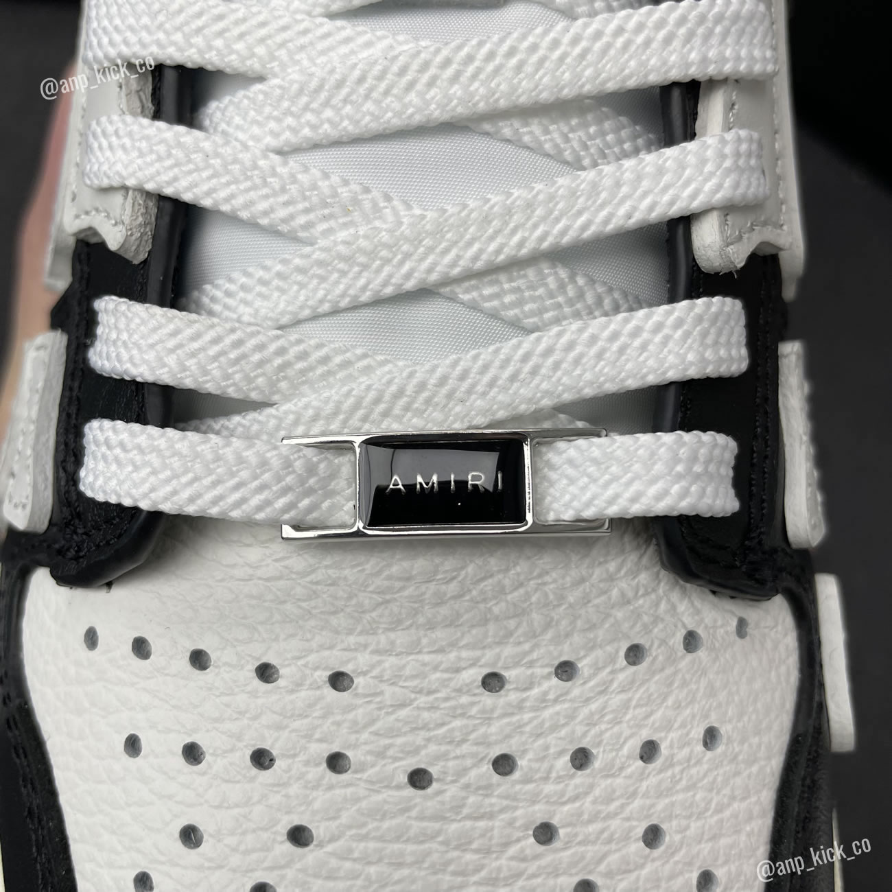 A M I R I Skel Top Low Leather Sneakers Black White Anpkick Mfs003 000 (6) - www.newkick.vip