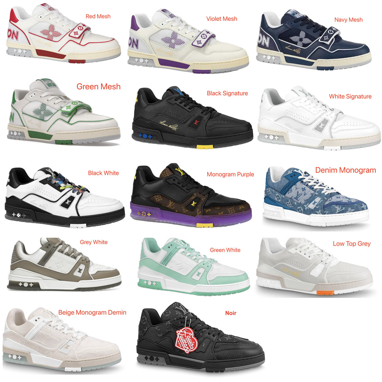 New L V Trainer Sneaker Shoes (3) - www.newkick.vip New L V Trainer Sneaker Shoes (3) - www.newkick.vip