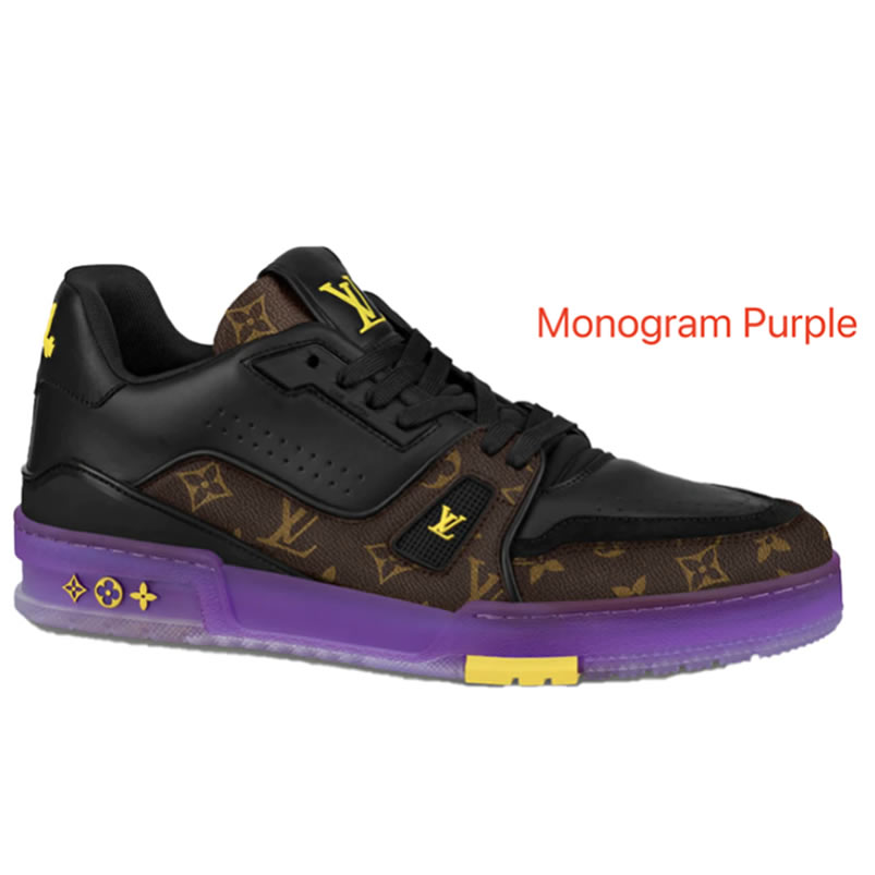 New L V Trainer Sneaker Shoes Monogram Purple (1) - www.newkick.vip New L V Trainer Sneaker Shoes Monogram Purple (1) - www.newkick.vip