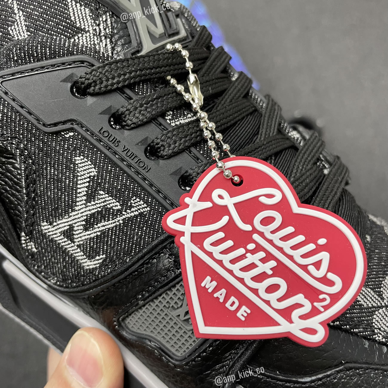 New L V Trainer Sneaker Shoes Noir (9) - www.newkick.vip