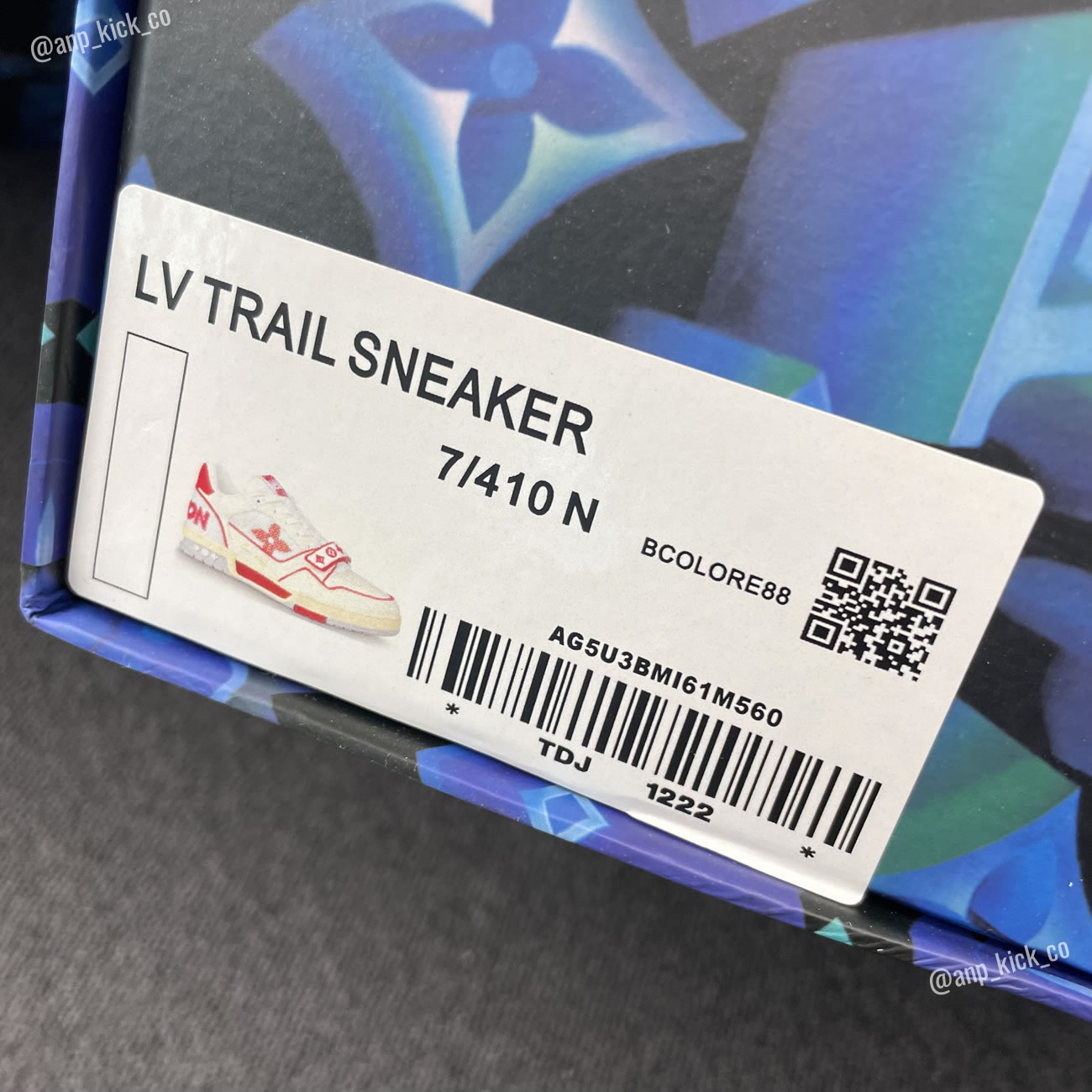 New L V Trainer Sneaker Shoes Red Mesh (13) - www.newkick.vip