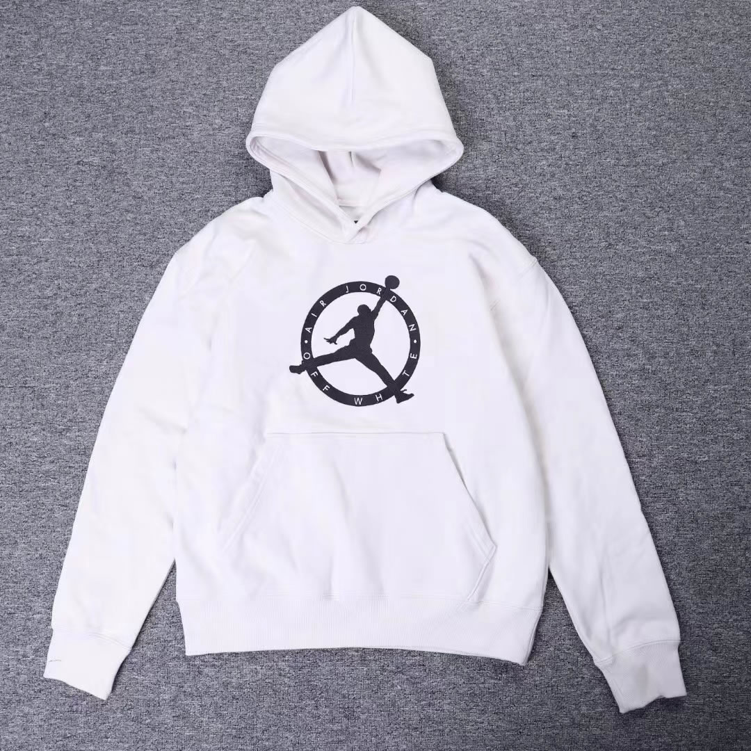 Off White Jordan Hoodie Anpkick White (2) - www.newkick.vip