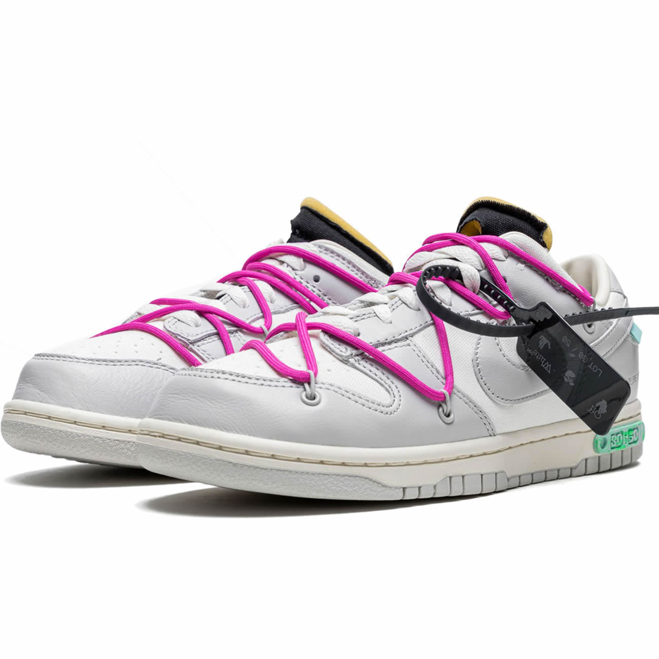 Off White Nike Sb Dunk Low Lot 30 Of 50 Sail Neutral Grey Pink Dm1602 122 (2) - www.newkick.vip