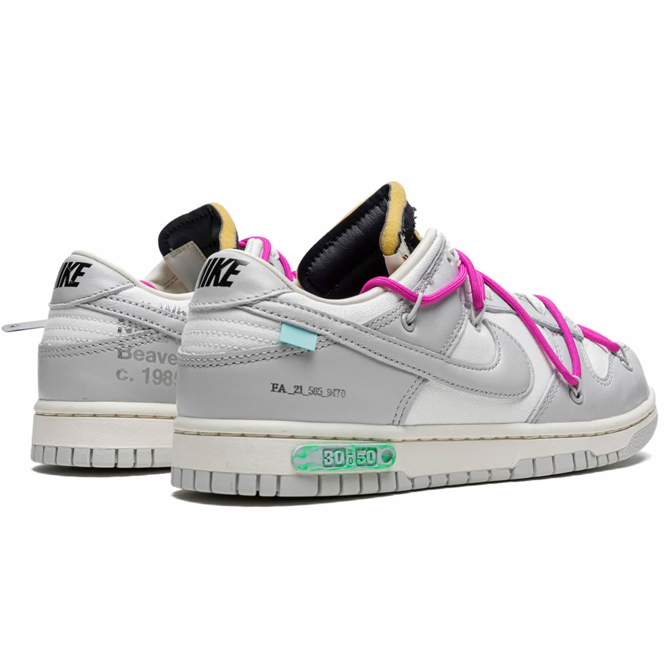 Off White Nike Sb Dunk Low Lot 30 Of 50 Sail Neutral Grey Pink Dm1602 122 (3) - www.newkick.vip