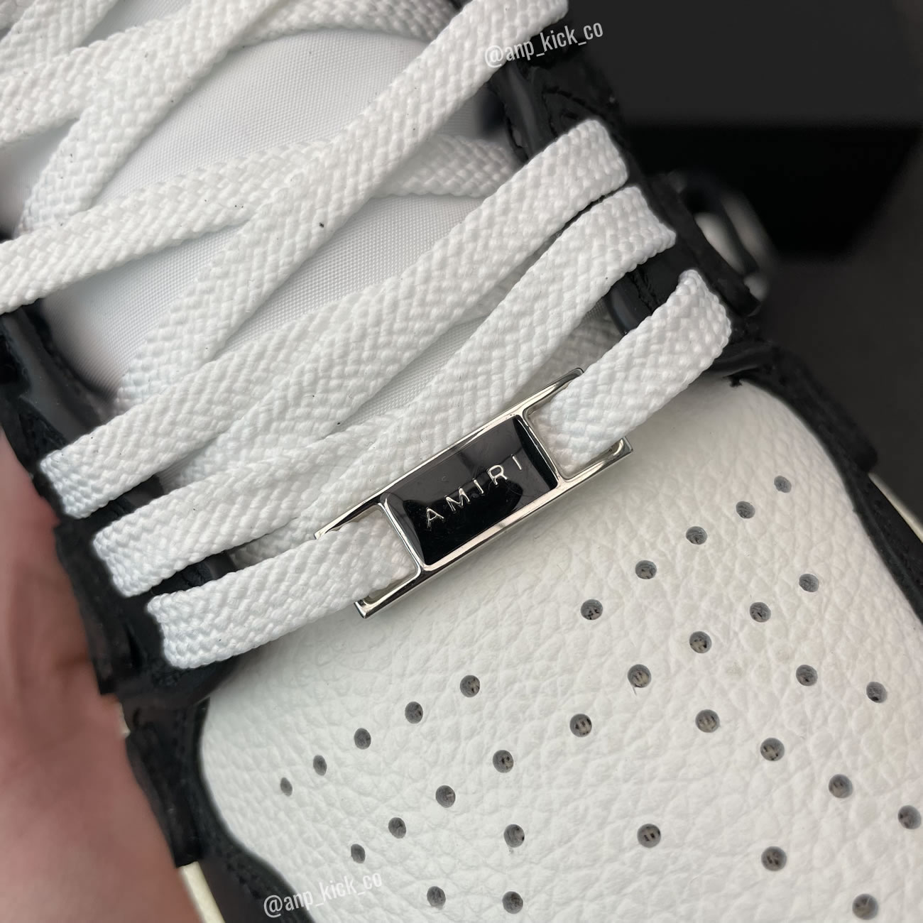 A M I R I Skel Top High Leather Sneakers Black White Anpkick Mfs002 004 (12) - www.newkick.vip A M I R I Skel Top High Leather Sneakers Black White Anpkick Mfs002 004 (12) - www.newkick.vip