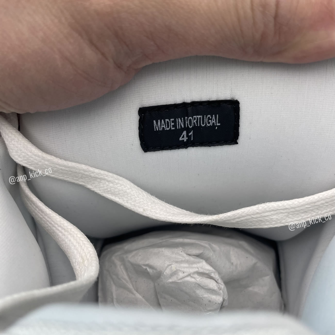 L A N V I N Leather Curb Sneakers White Anpkick Drag A20 (10) - www.newkick.vip