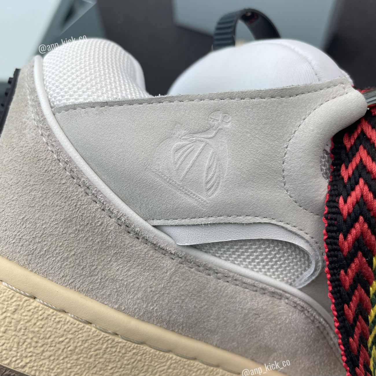 L A N V I N Leather Curb Sneakers White Anpkick Drag A20 (6) - www.newkick.vip