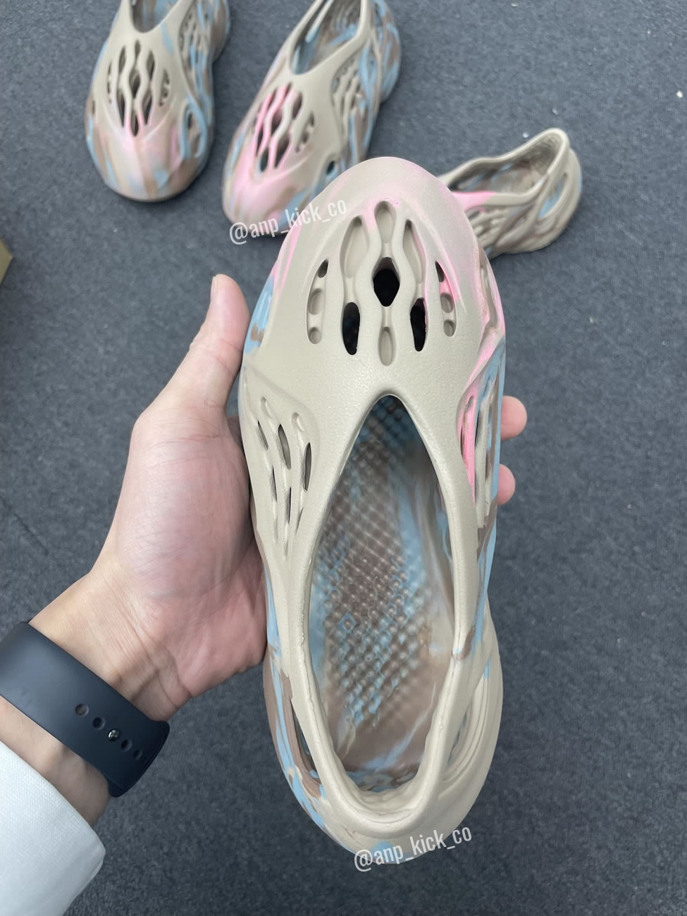 Adidas Yeezy Foam Rnnr Mx Sand Grey Kids Anpkick Gy3970 (3) - www.newkick.vip