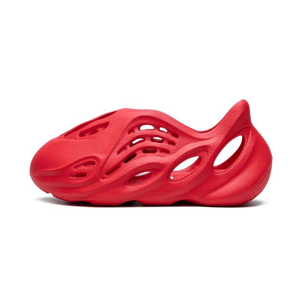 Adidas Yeezy Foam Rnnr Vermillion Red Kids Gx1136 (1) - www.newkick.vip