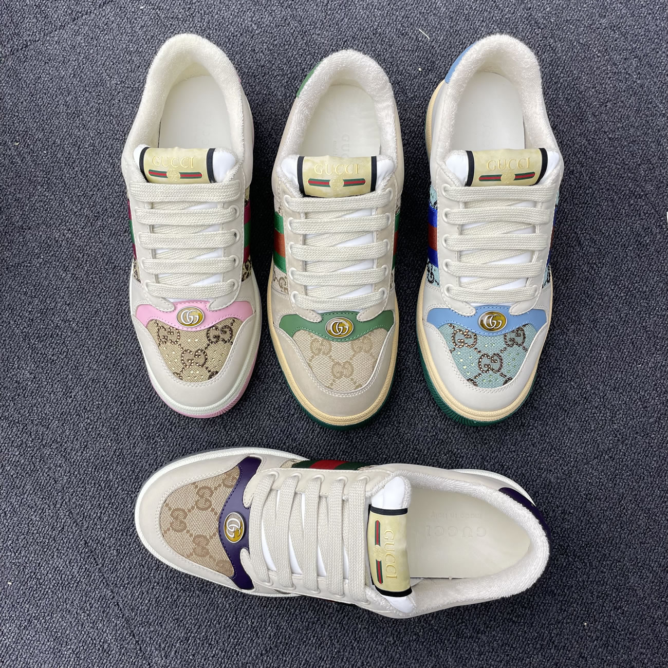 G U C C I Shoes Sneakers 4 Colors (1) - www.newkick.vip