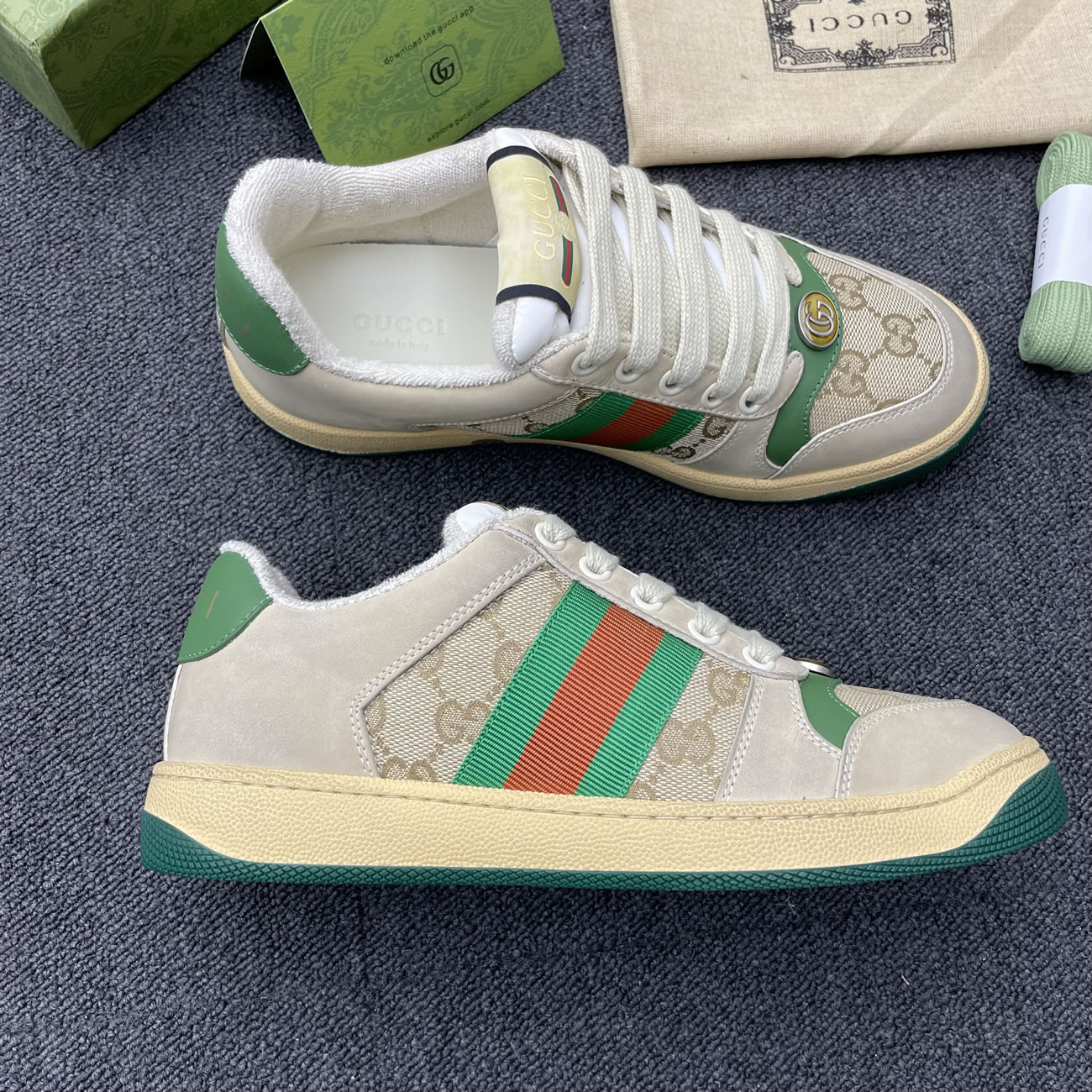 G U C C I Shoes Sneakers 4 Colors (10) - www.newkick.vip