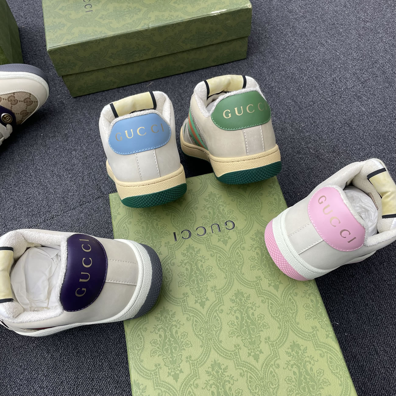 G U C C I Shoes Sneakers 4 Colors (6) - www.newkick.vip