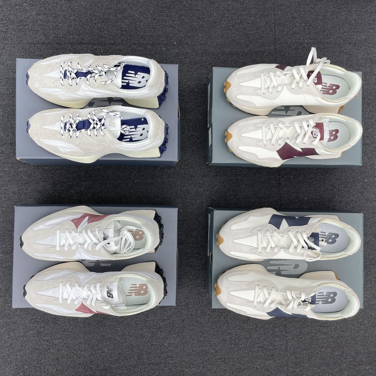 New Balance 327 Low Top Trainers Sneakers (3) - www.newkick.vip