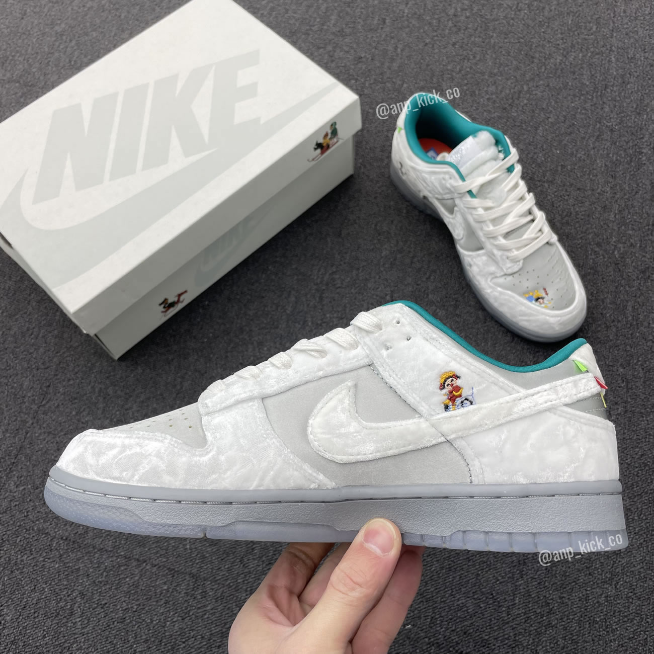 Nike Dunk Low Ice White Silver Blue Anpkick Do2326 001 (1) - www.newkick.vip