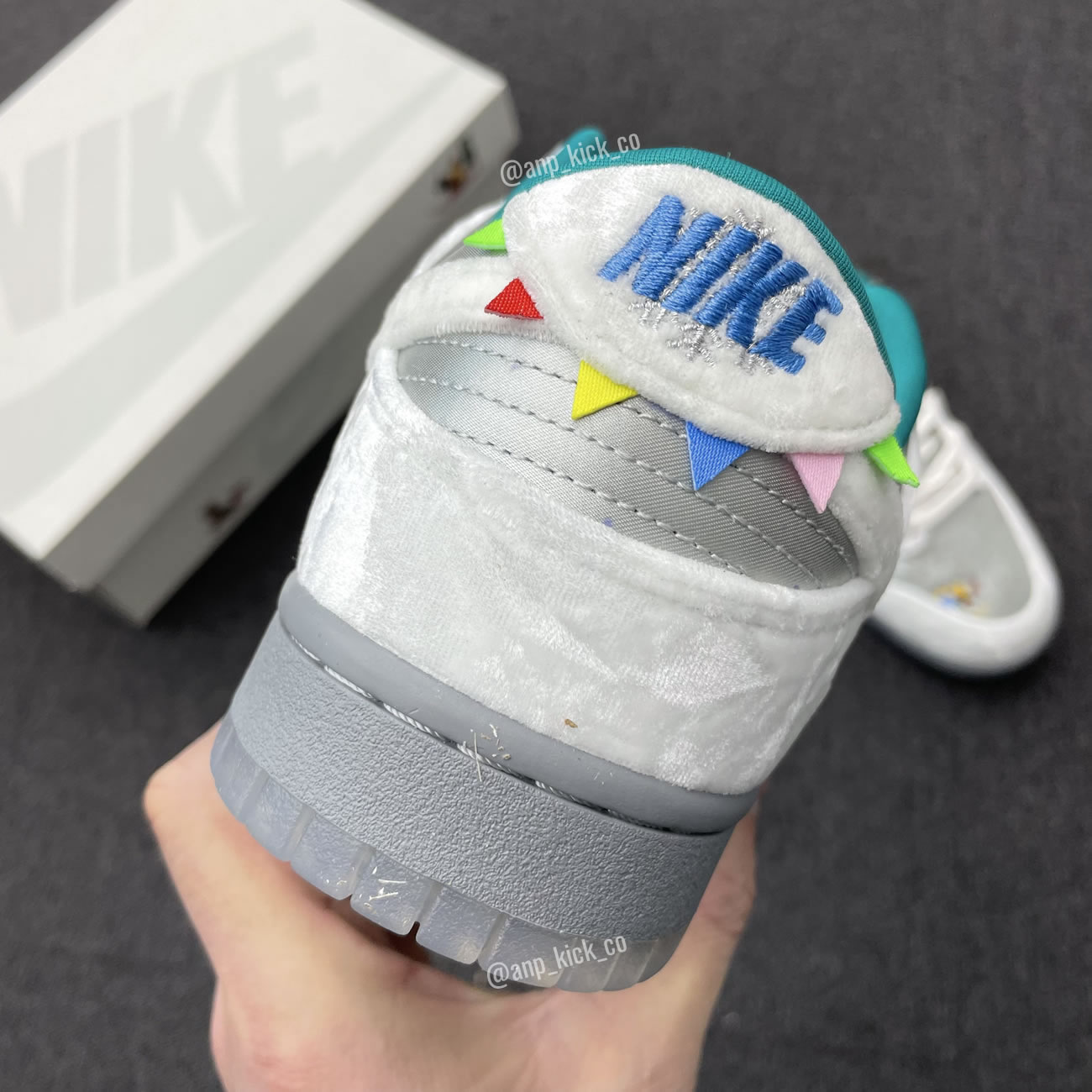 Nike Dunk Low Ice White Silver Blue Anpkick Do2326 001 (5) - www.newkick.vip