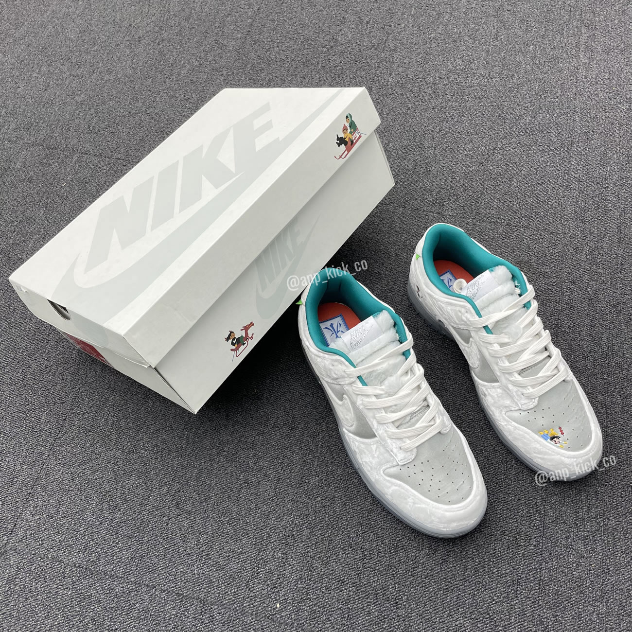 Nike Dunk Low Ice White Silver Blue Anpkick Do2326 001 (3) - www.newkick.vip