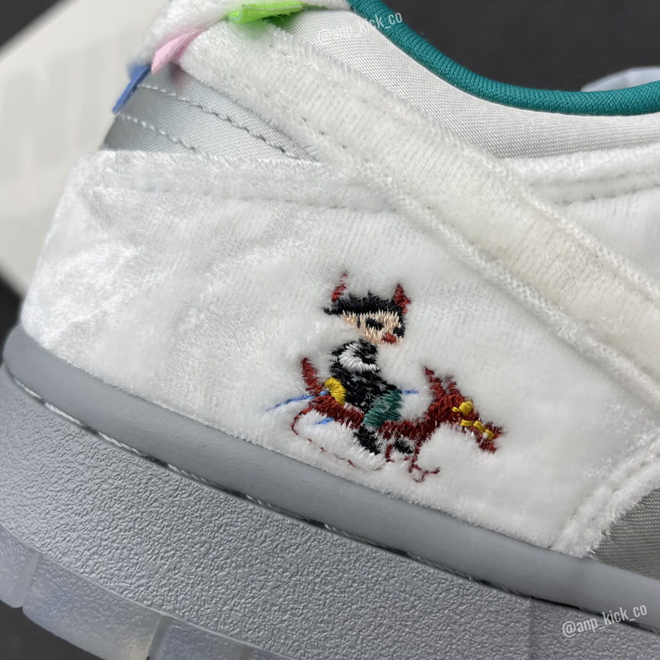 Nike Dunk Low Ice White Silver Blue Anpkick Do2326 001 (4) - www.newkick.vip