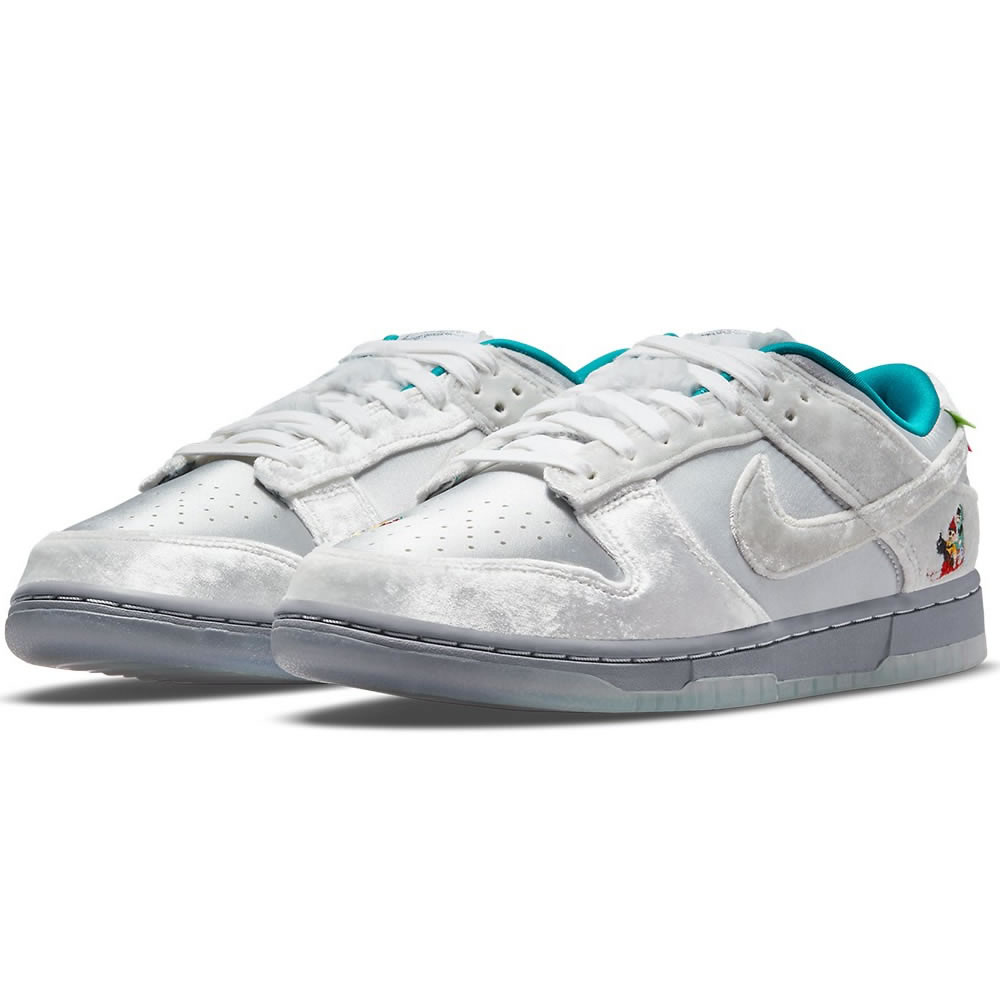 Nike Dunk Low Ice White Silver Blue Do2326 001 (3) - www.newkick.vip