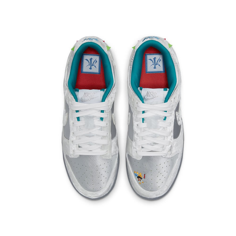 Nike Dunk Low Ice White Silver Blue Do2326 001 (4) - www.newkick.vip