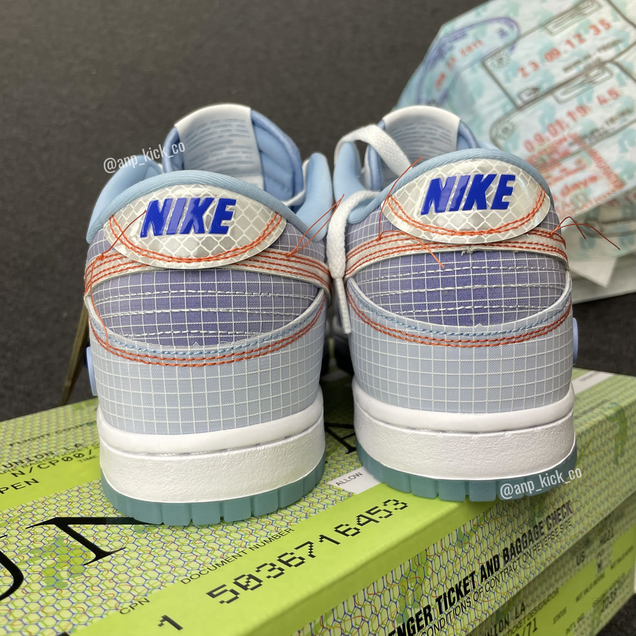 Union Los Angeles Nike Dunk Low Hyper Royal Psychic Blue Anpkick Dj9649 400 (14) - www.newkick.vip