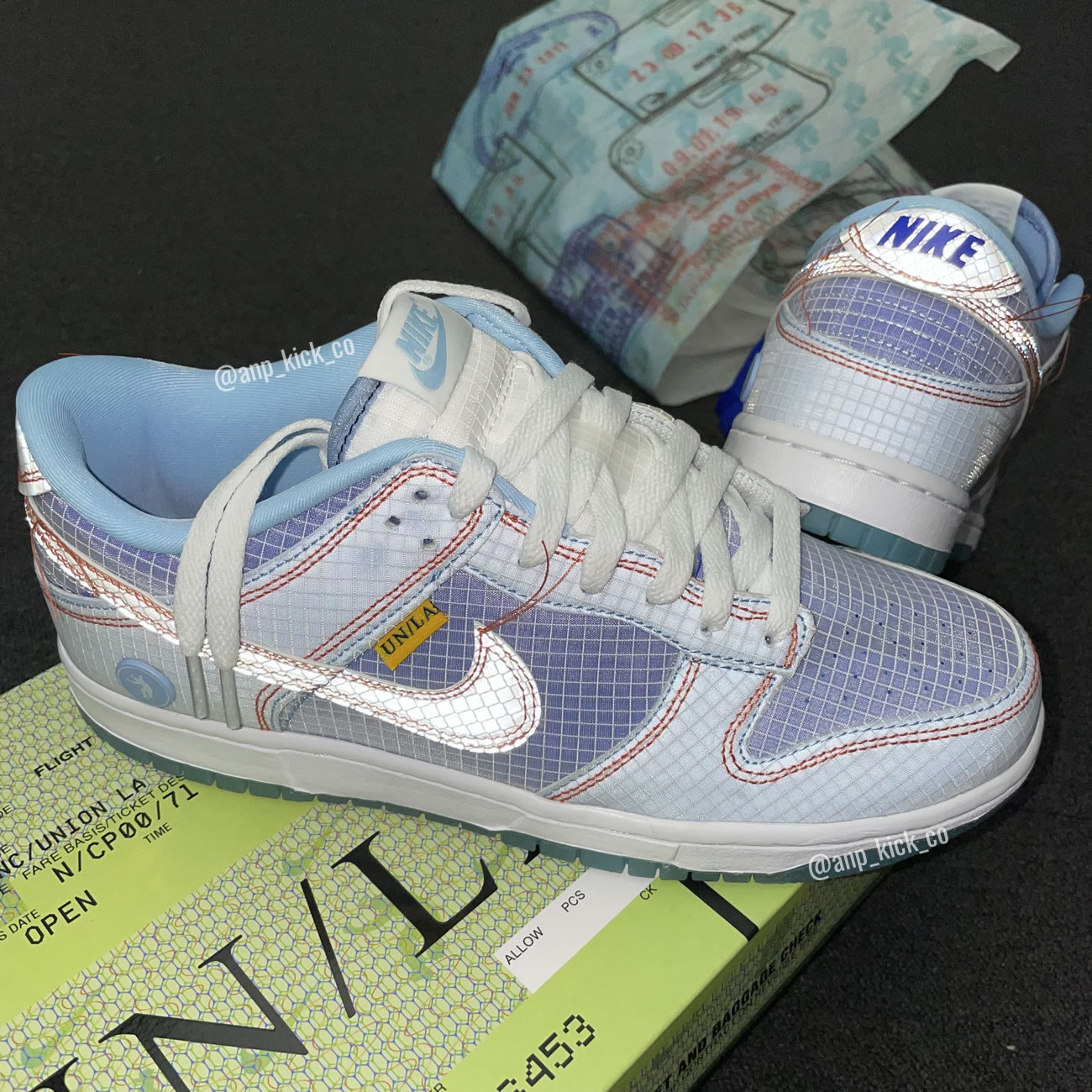 Union Los Angeles Nike Dunk Low Hyper Royal Psychic Blue Anpkick Dj9649 400 (15) - www.newkick.vip