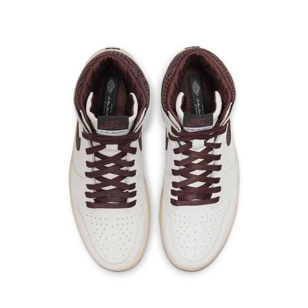 A Ma Maniere Air Jordan 1 High Og Sail And Burgundy Do7097 100 (4) - www.newkick.vip