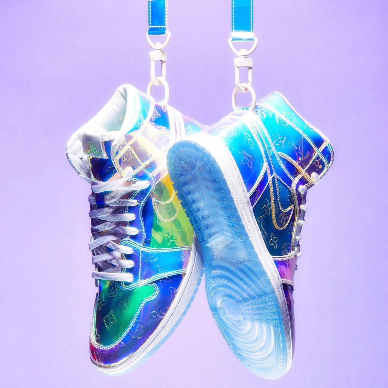 L V Air Jordan 1 Retro High Anpkick Custom Making (1) - www.newkick.vip