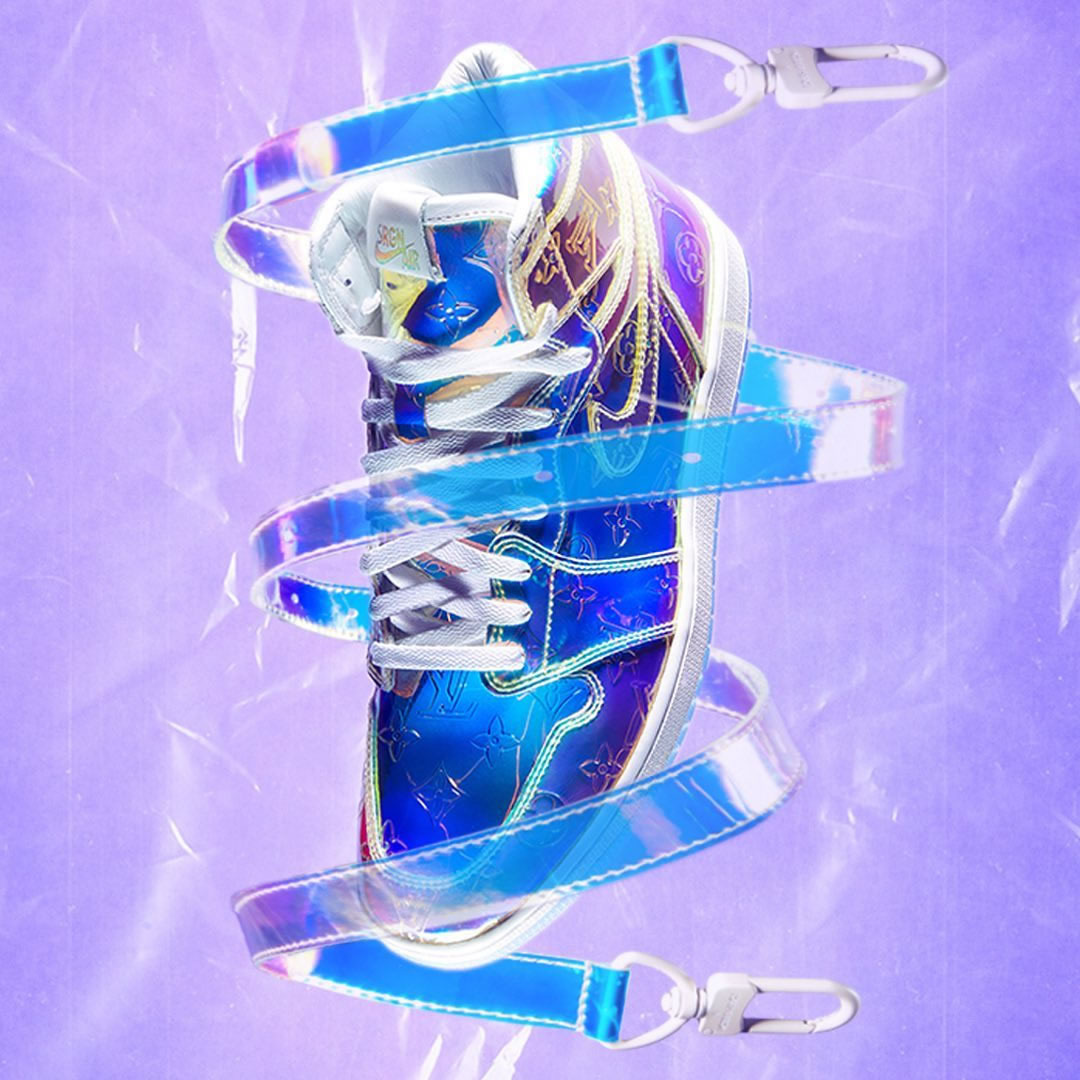 L V Air Jordan 1 Retro High Anpkick Custom Making (4) - www.newkick.vip