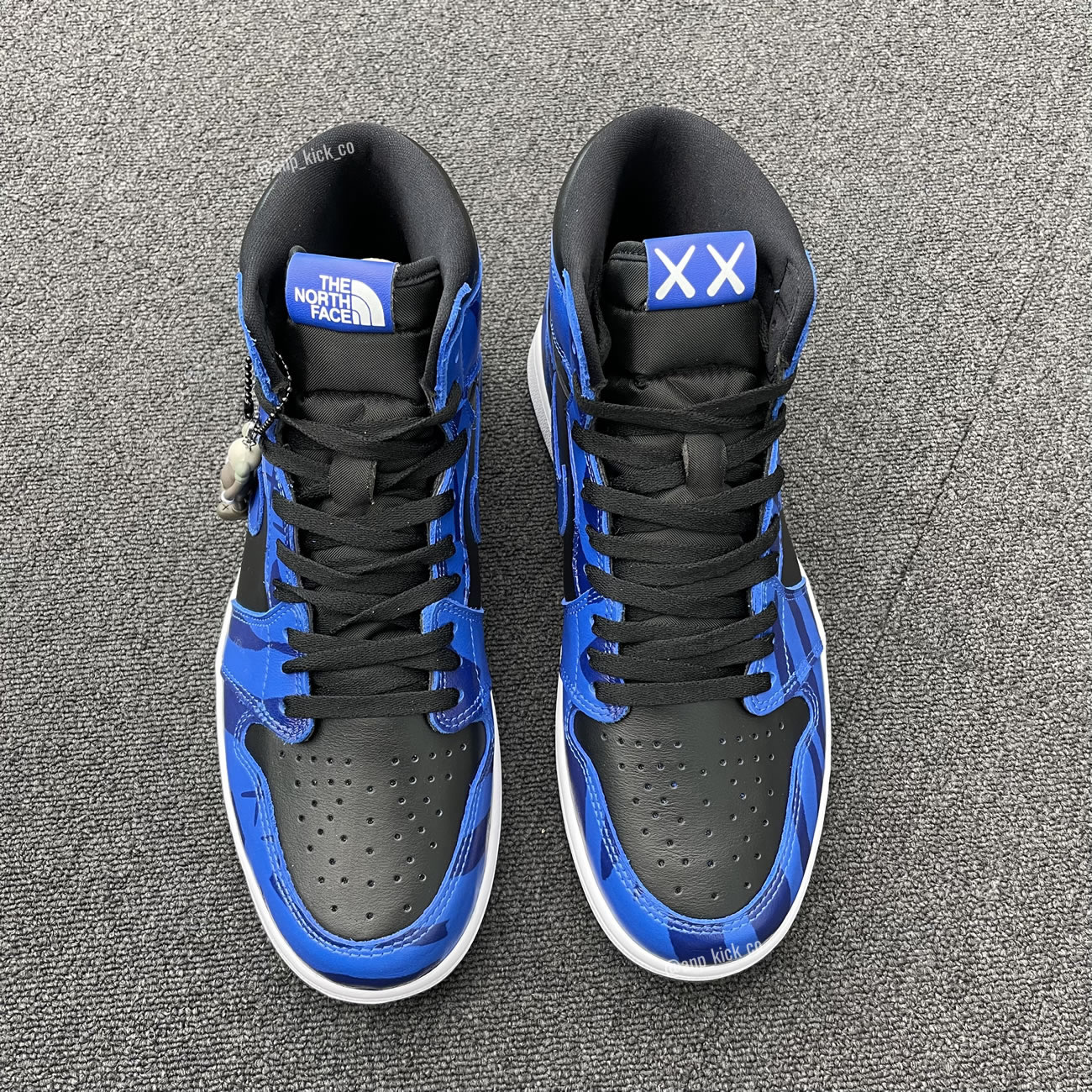 The North Face Kaws Air Jordan 1 Retro High Shoes Anpkick Custom Making (12) - www.newkick.vip