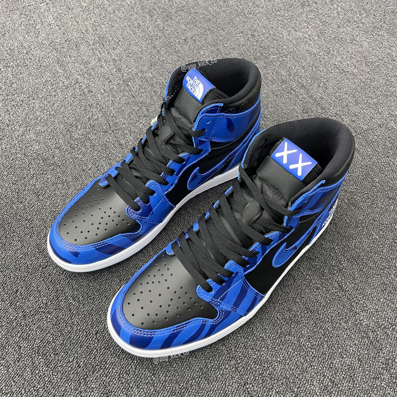 The North Face Kaws Air Jordan 1 Retro High Shoes Anpkick Custom Making (15) - www.newkick.vip