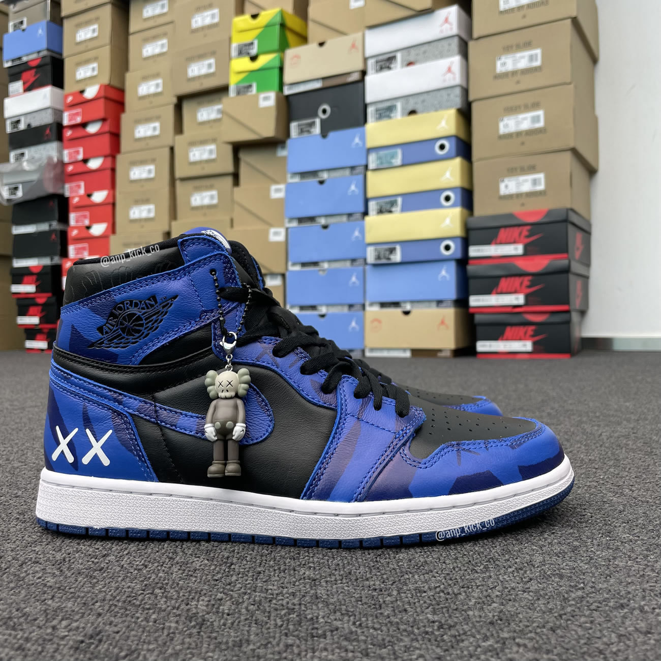 The North Face Kaws Air Jordan 1 Retro High Shoes Anpkick Custom Making (3) - www.newkick.vip