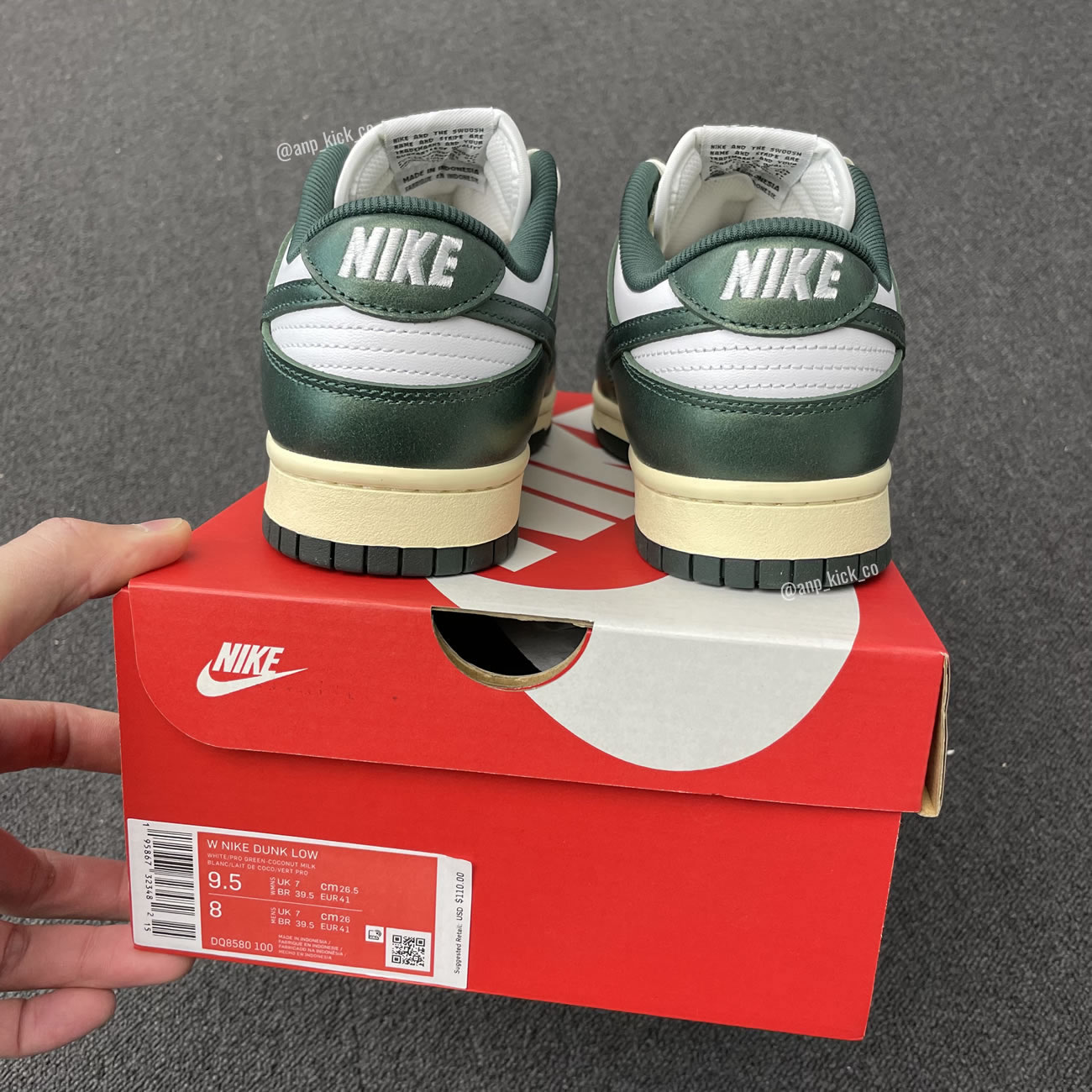 Nike Dunk Low Vintage Green Mens Wmns Anpkick Dq8580 100 (6) - www.newkick.vip