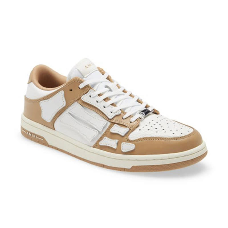 A M I R I Skel Top Low Leather Sneakers Brown Mfs003 281 (3) - www.newkick.vip A M I R I Skel Top Low Leather Sneakers Brown Mfs003 281 (3) - www.newkick.vip