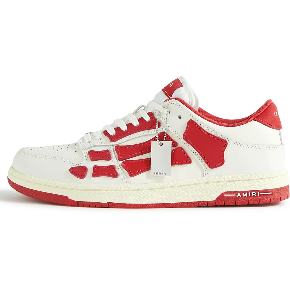 A M I R I Skel Top Low Leather Sneakers Red Mfs003 124 (1) - www.newkick.vip A M I R I Skel Top Low Leather Sneakers Red Mfs003 124 (1) - www.newkick.vip