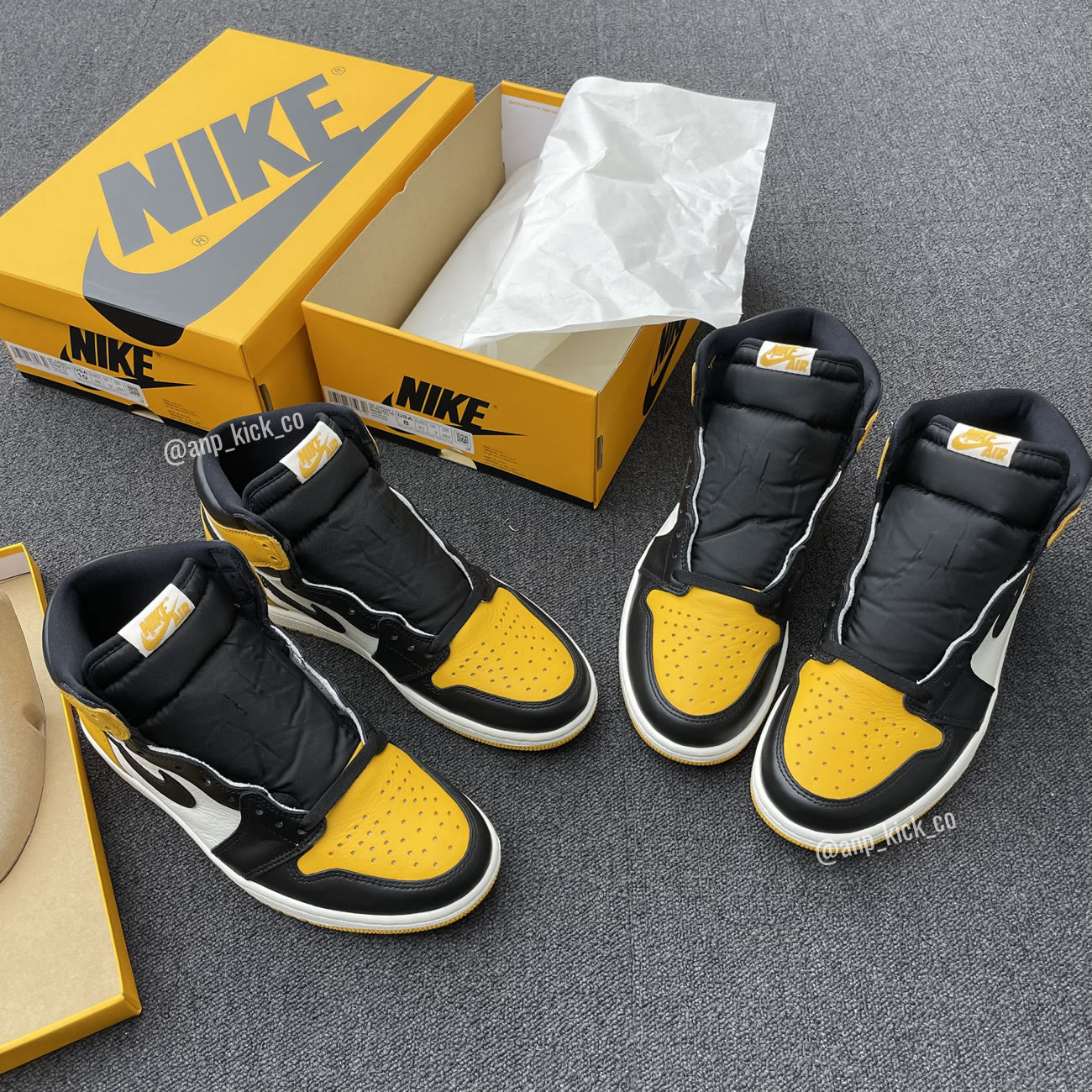 Air Jordan 1 Retro High Og Anpkick Yellow Toe 555088 711 (16) - www.newkick.vip