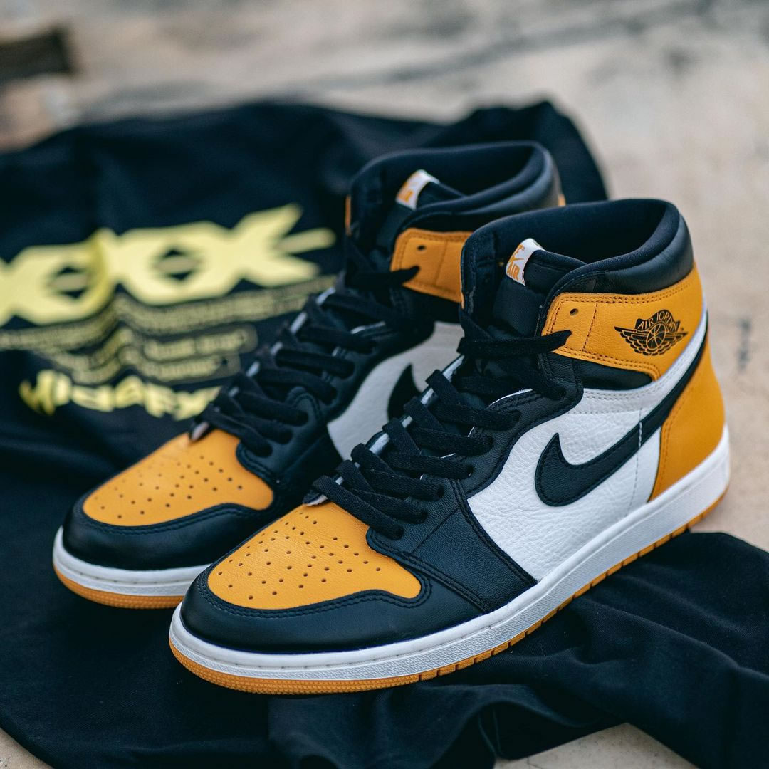 Air Jordan 1 Retro High Og Yellow Toe 555088 711 (10) - www.newkick.vip