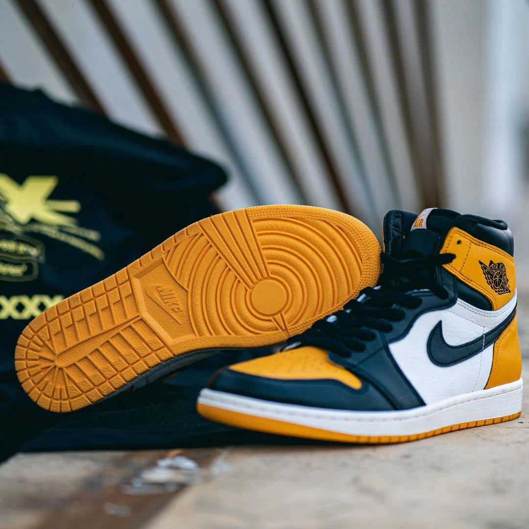 Air Jordan 1 Retro High Og Yellow Toe 555088 711 (3) - www.newkick.vip