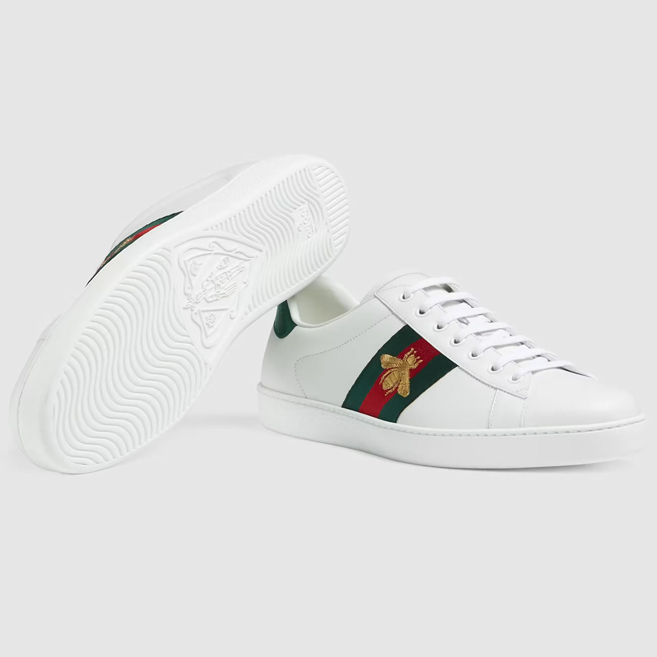 G U C C I Gg Ace Sneaker With Bee For Mens Womens (3) - www.newkick.vip