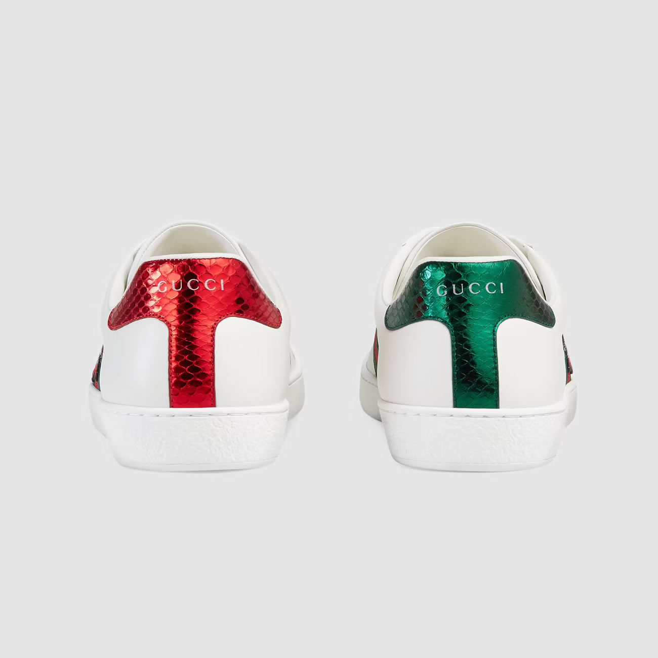 G U C C I Gg Ace Sneaker With Bee For Mens Womens (5) - www.newkick.vip