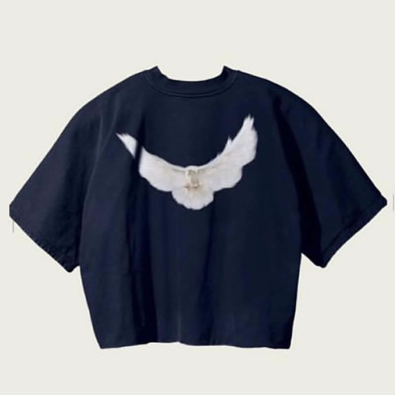 Yeezy Gap Balen Ciaga Tee Tshirt Blue 1 - www.newkick.vip