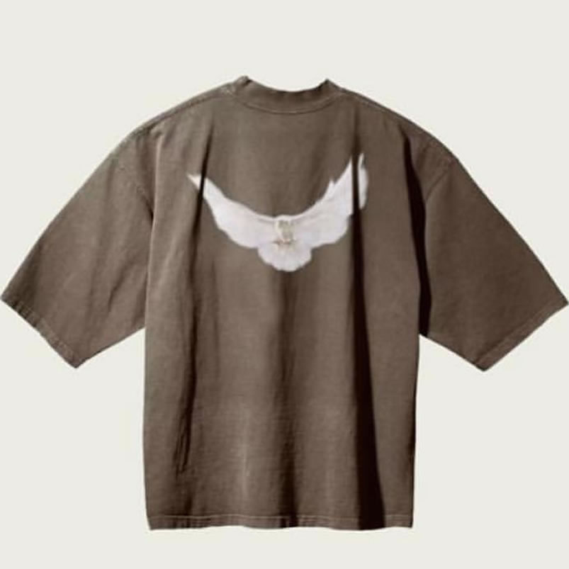 Yeezy Gap Balen Ciaga Tee Tshirt Brown 1 - www.newkick.vip