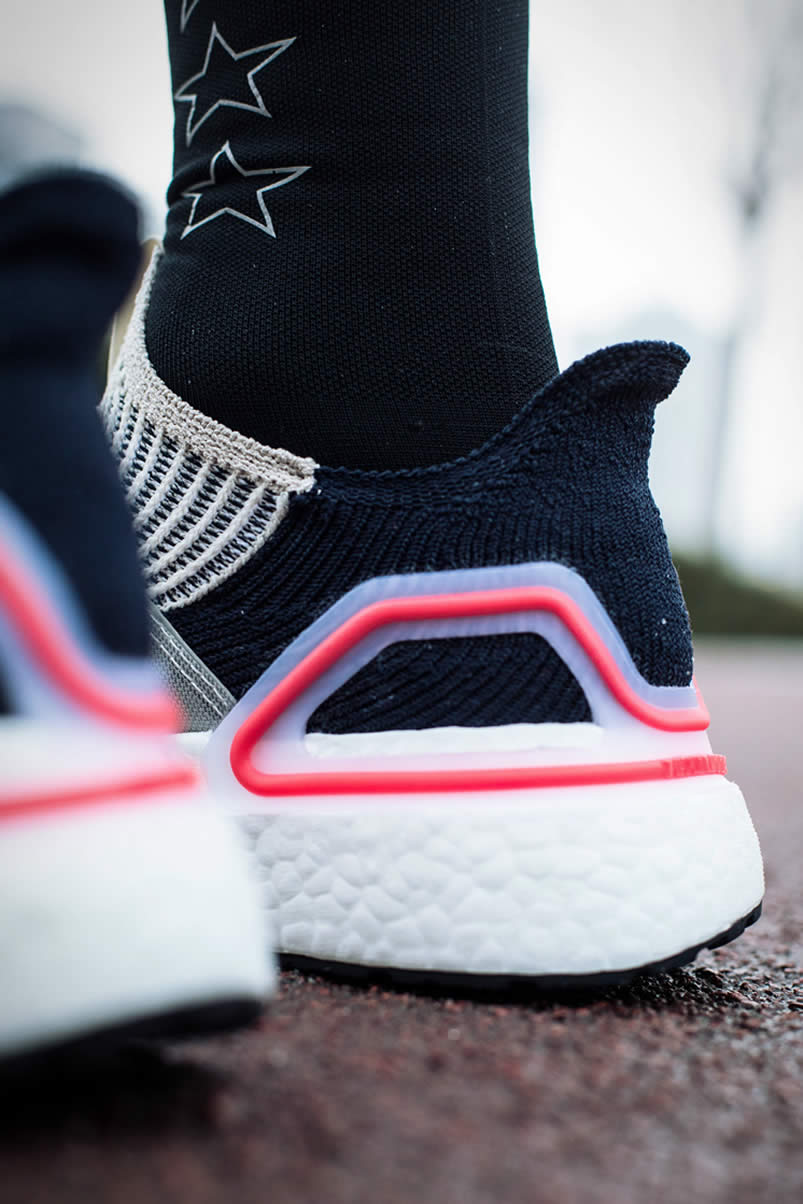 Adidas Ultra Boost 19 Colorways On Feet Active Red Cloud White B37703 (3) - www.newkick.vip