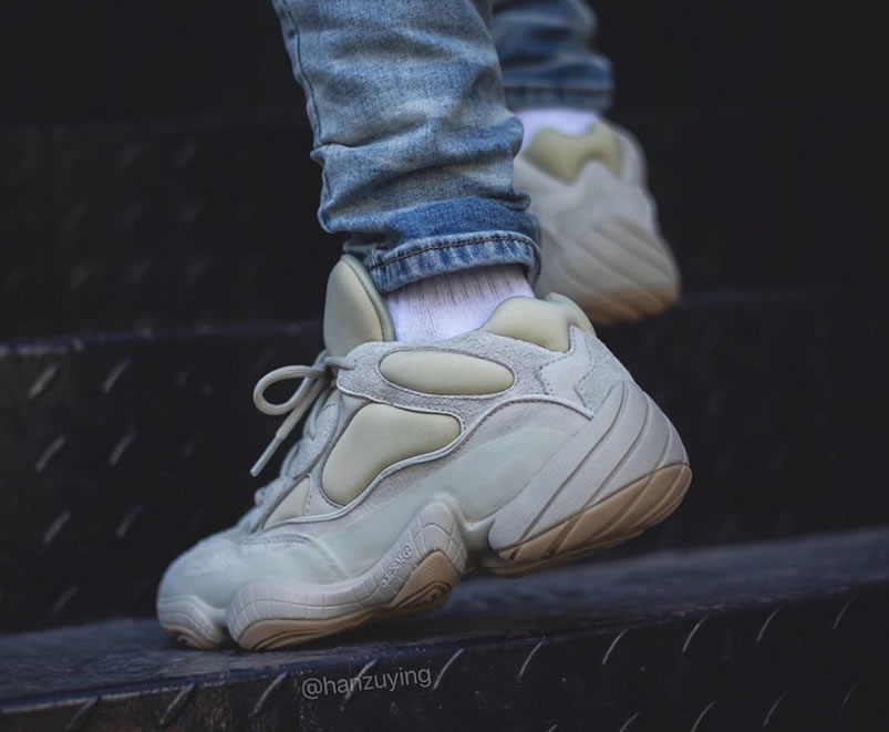 Adidas Yeezy 500 Stone White Fw4839 On Feet Release Date (4) - www.newkick.vip