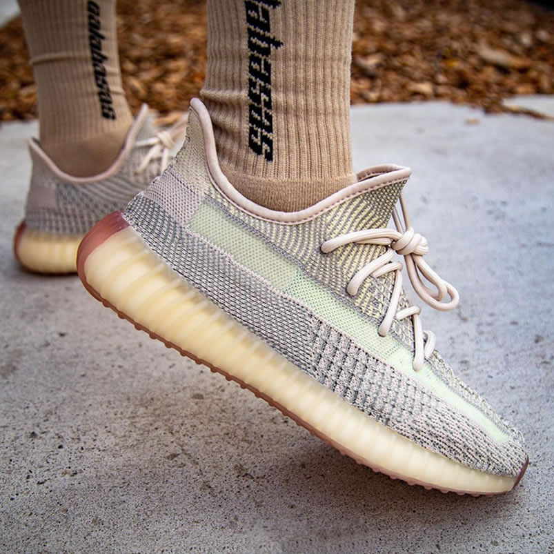 Adidas Yeezy Boost 350 V2 Citrin Reflective On Feet Release Date Fw5318 (1) - www.newkick.vip