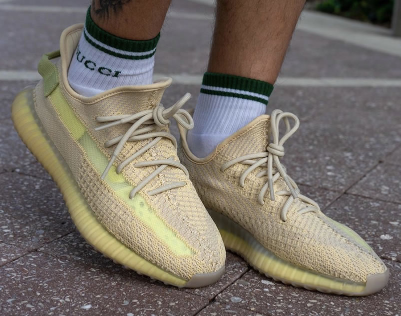Adidas Yeezy Boost 350 V2 Flax On Feet Fx9028 New Release Date (11) - www.newkick.vip
