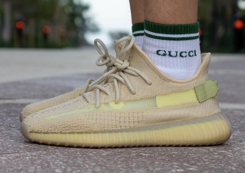 Adidas Yeezy Boost 350 V2 Flax On Feet Fx9028 New Release Date (7) - www.newkick.vip