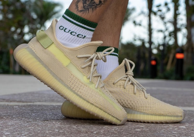 Adidas Yeezy Boost 350 V2 Flax On Feet Fx9028 New Release Date (8) - www.newkick.vip