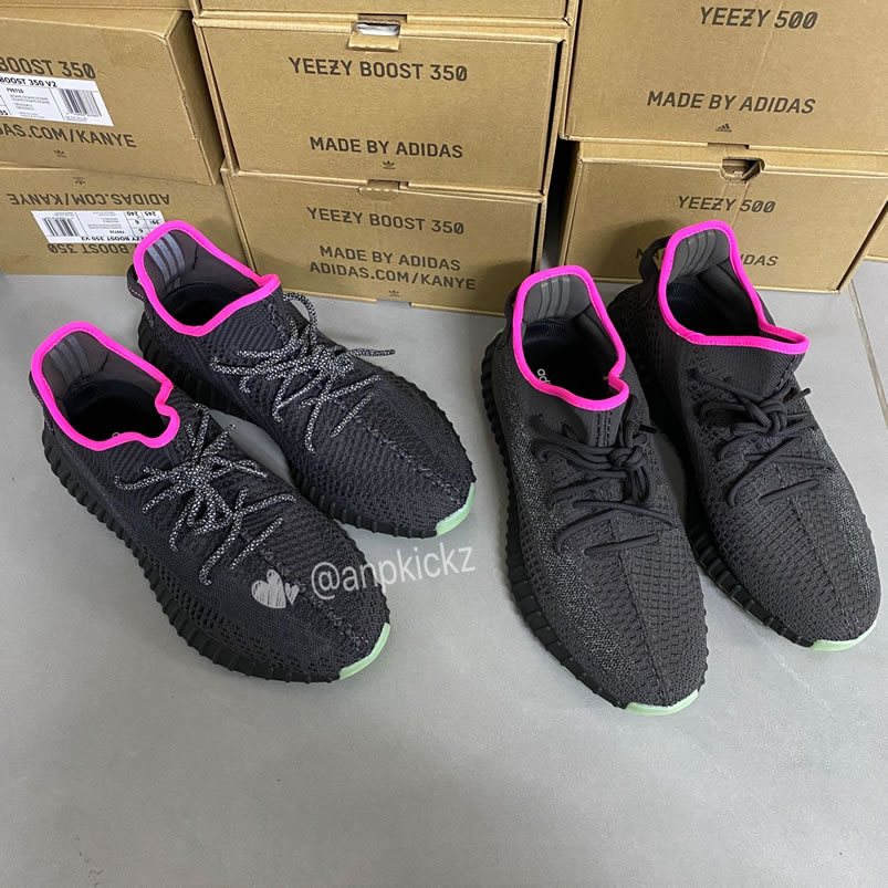 Adidas Yeezy Boost 350 V2 Nrg Red October Non Reflective Ut8830 Reflective Ut8831 (8) - www.newkick.vip