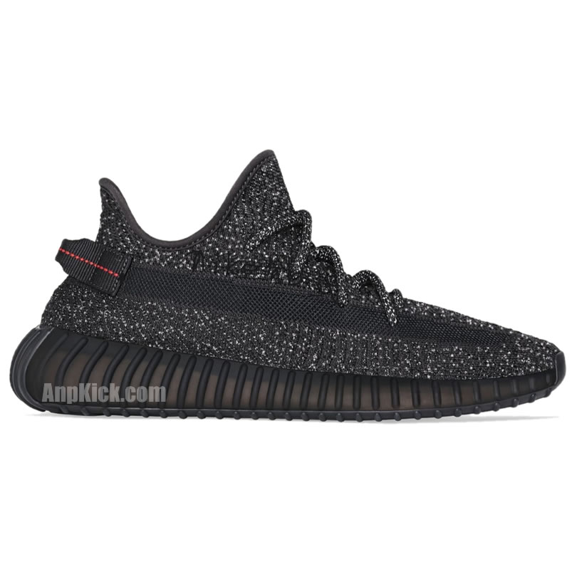 Adidas Yeezy Boost 350 V2 Static 3m Black Reflective Fu9007 (2) - www.newkick.vip