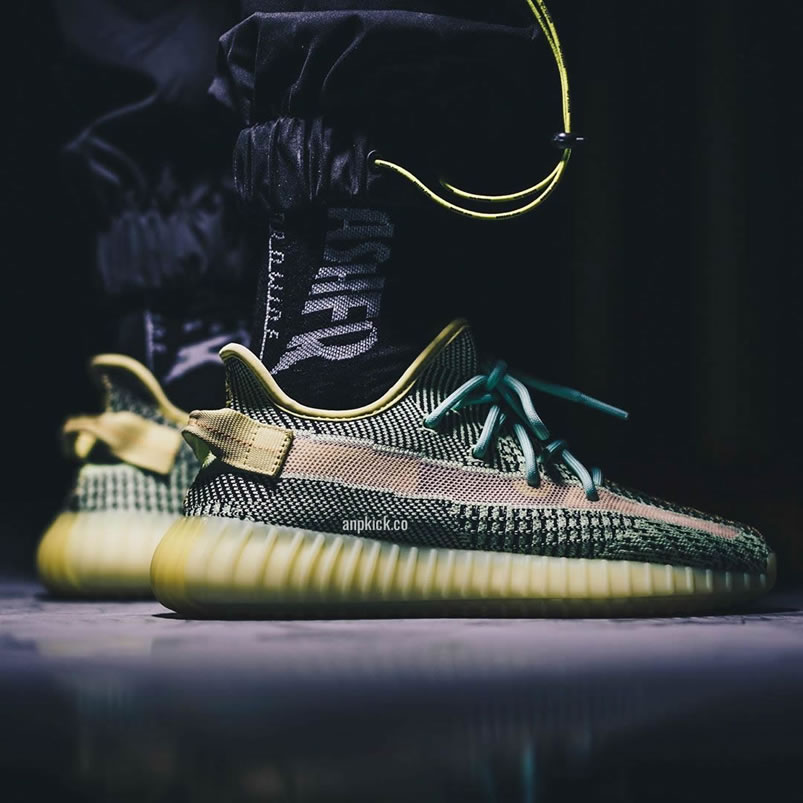 Adidas Yeezy Boost 350 V2 Yeezreel Non Reflective On Feet Release Date Fw5191 (1) - www.newkick.vip